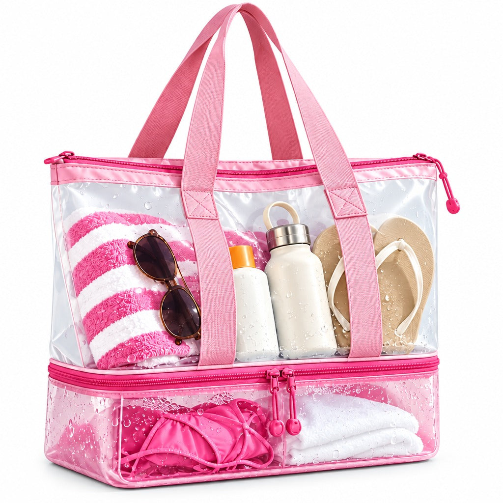 Lorvixoai Waterproof Wet-Dry Beach Bag, view 4