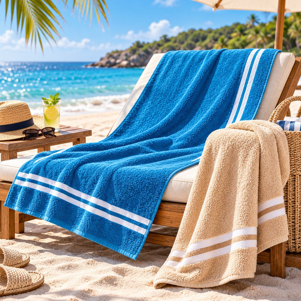 Lorvixoai Two-Piece Beach Towel Set, view 4