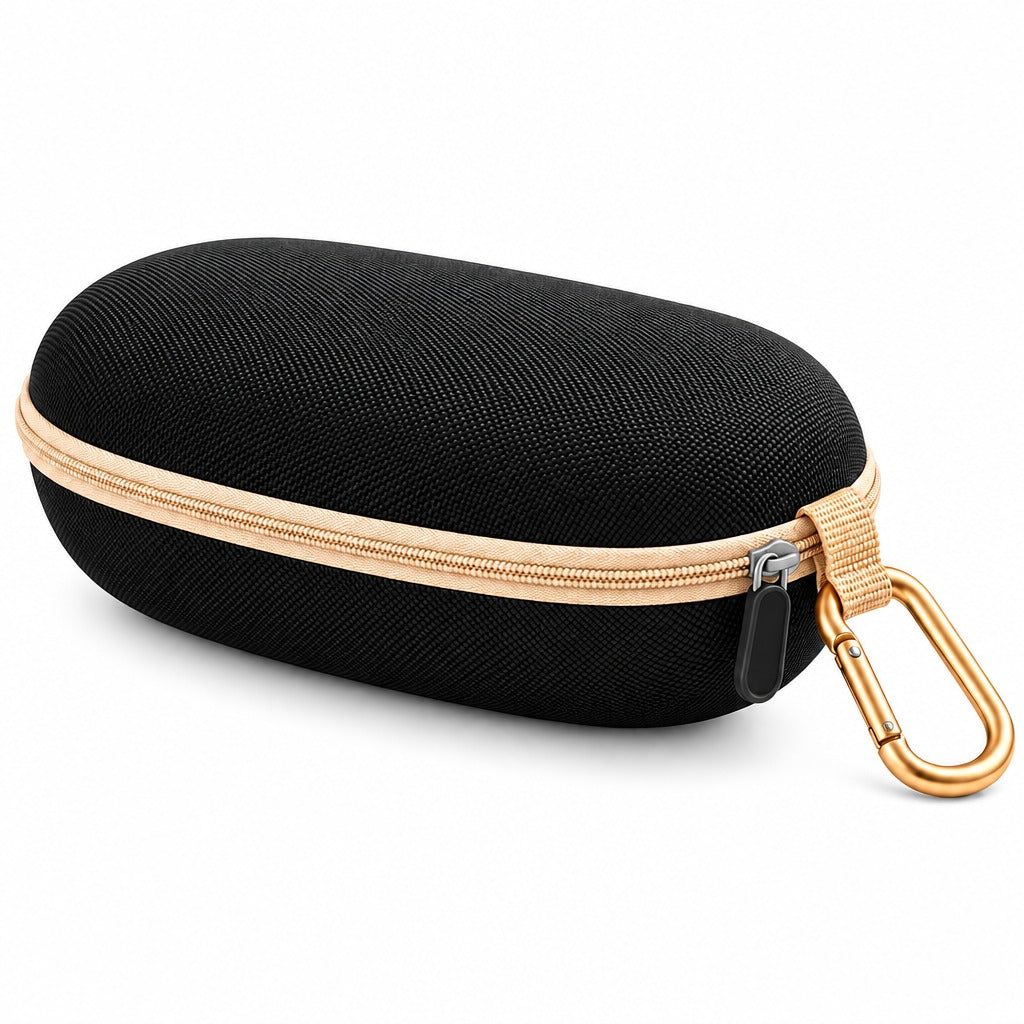Lorvixoai Hard-Shell Sunglasses Case with Beach Clip, view 2