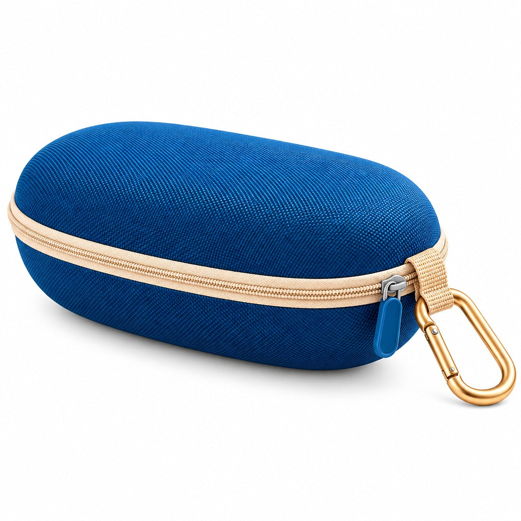 Lorvixoai Hard-Shell Sunglasses Case with Beach Clip, view 4