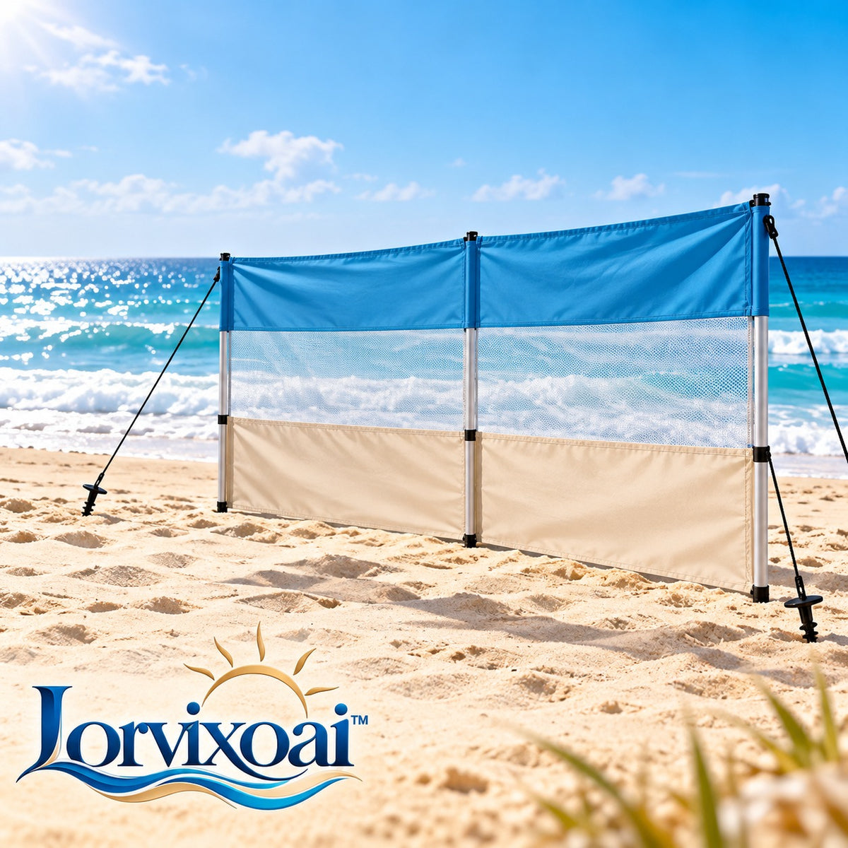 Lorvixoai Portable Beach Windbreak, view 1