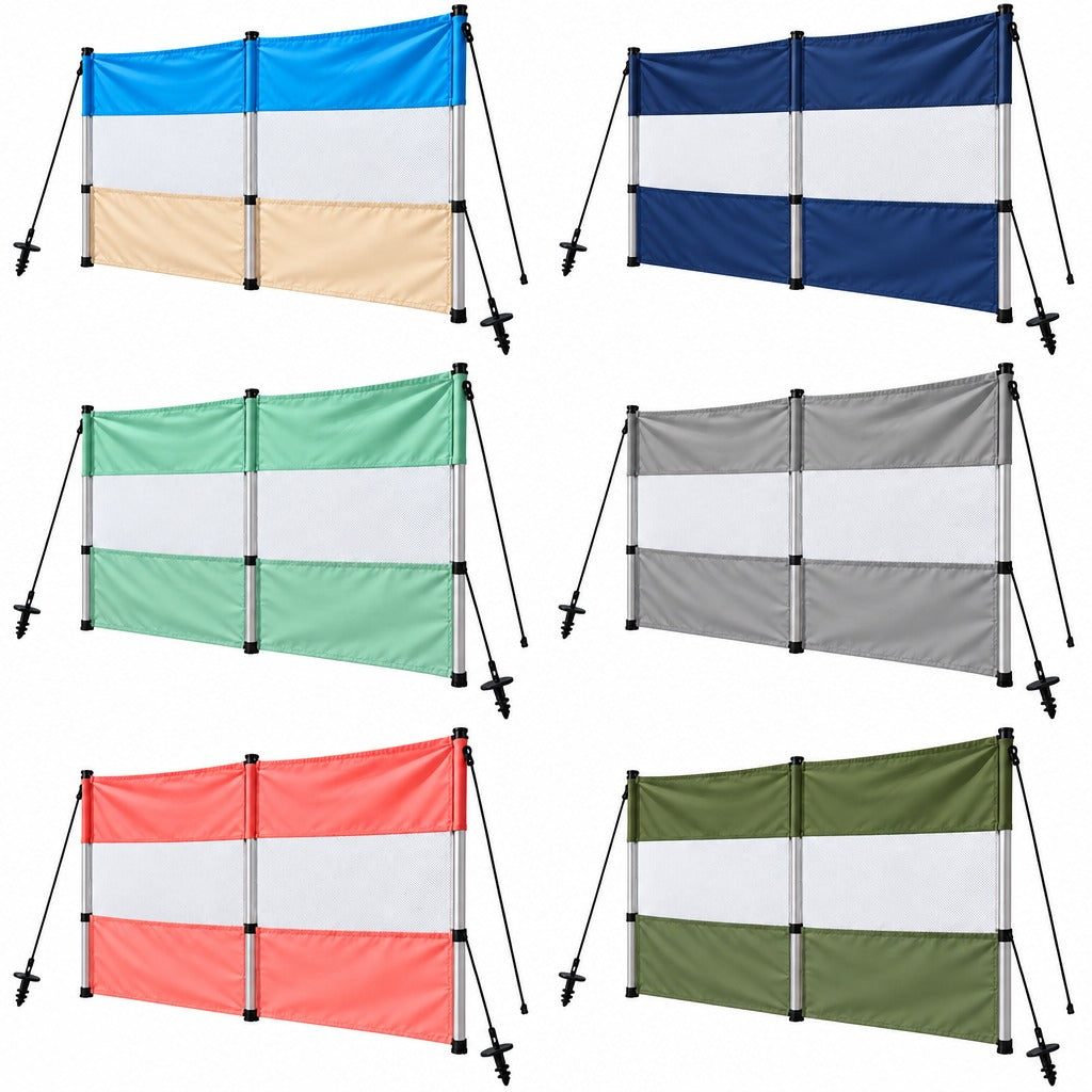 Lorvixoai Portable Beach Windbreak, view 2