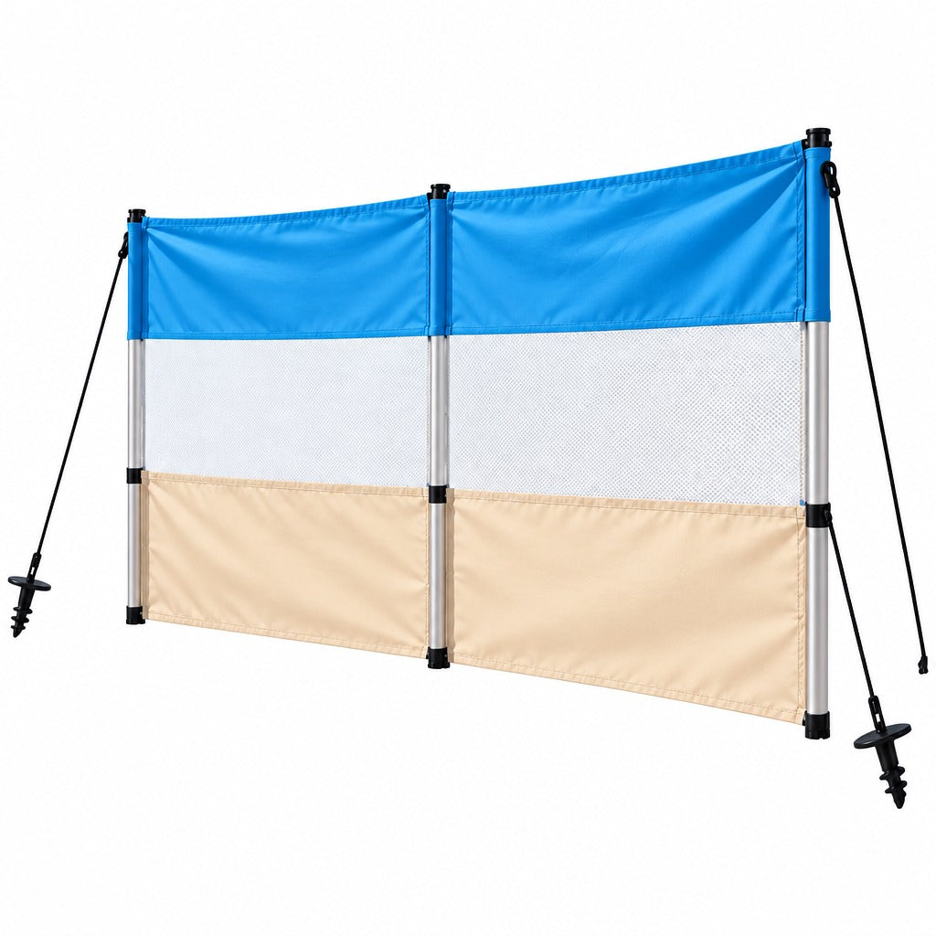 Lorvixoai Portable Beach Windbreak, view 3